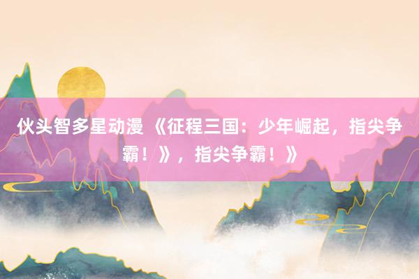 伙头智多星动漫 《征程三国：少年崛起，指尖争霸！》，指尖争霸！》
