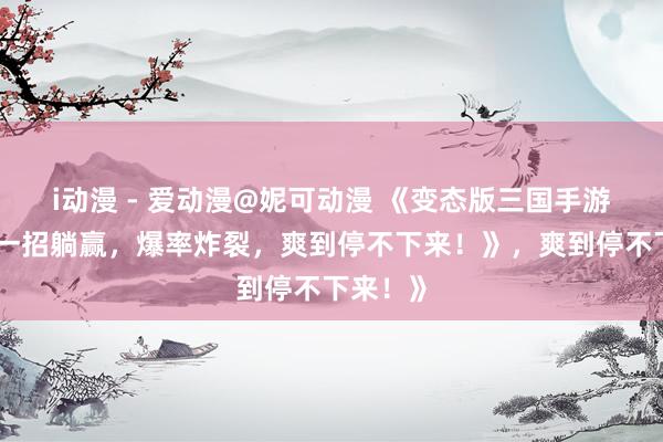 i动漫 - 爱动漫@妮可动漫 《变态版三国手游：开局一招躺赢，爆率炸裂，爽到停不下来！》，爽到停不下来！》