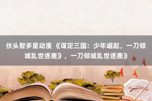 伙头智多星动漫 《谋定三国：少年崛起，一刀倾城乱世逐鹿》，一刀倾城乱世逐鹿》