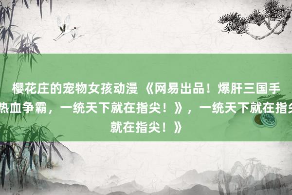樱花庄的宠物女孩动漫 《网易出品！爆肝三国手游，热血争霸，一统天下就在指尖！》，一统天下就在指尖！》